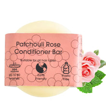 Load image into Gallery viewer, Patchouli Rose Conditioner bar by The Natural Spa Cosmetics

