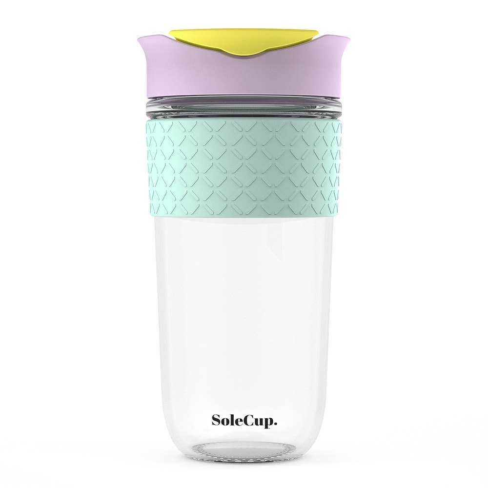18oz Silicone Glass Travel Mug by SoleCup