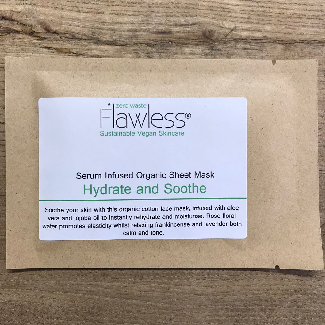 Flawless Hydrate & Soothe Organic Cotton Sheet Mask