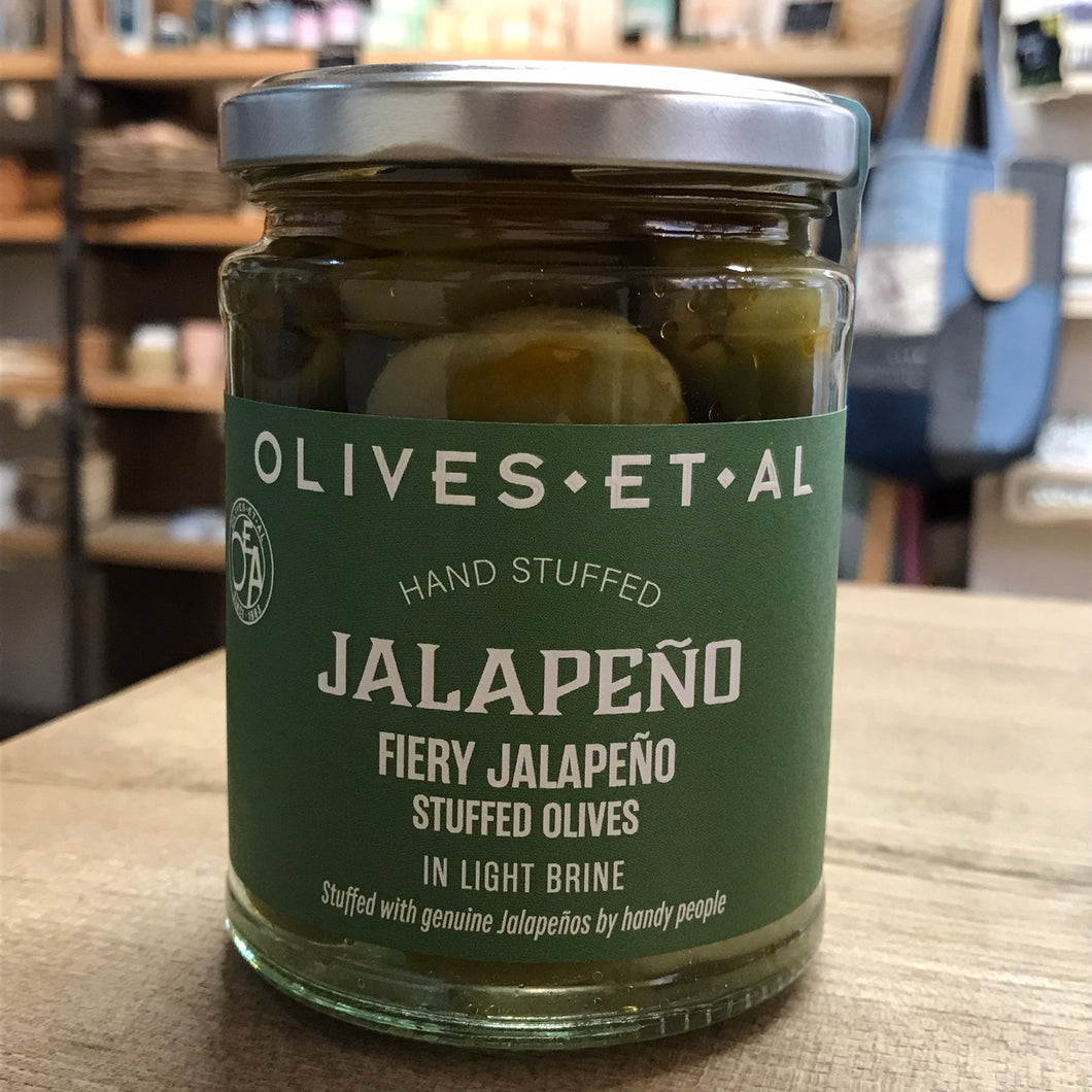 Fiery Jalapeño Stuffed Olives