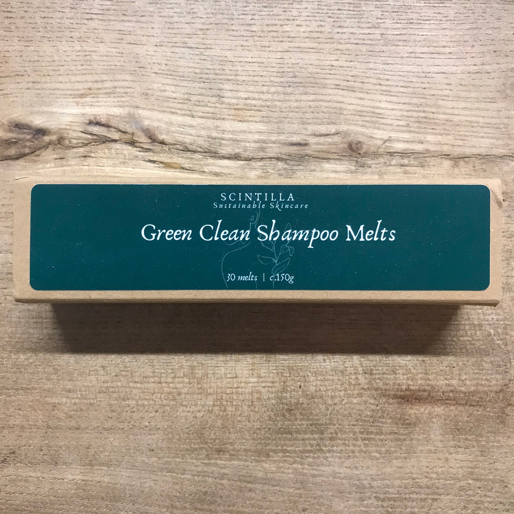 Scintilla Green Clean Shampoo Melts