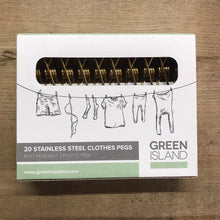 Load image into Gallery viewer, Green Island Stainless Steel Clothes Pegs
