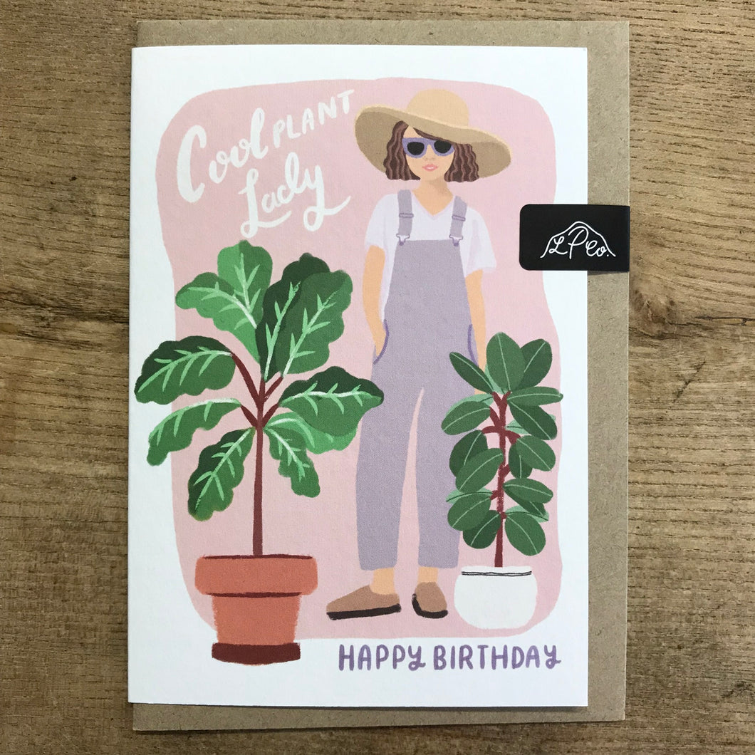 Lomond Paper Co. Happy Birthday - Cool Plant Lady