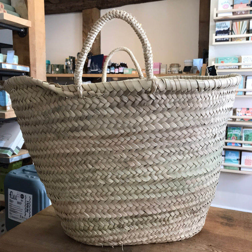 Market Tote Basket Bag