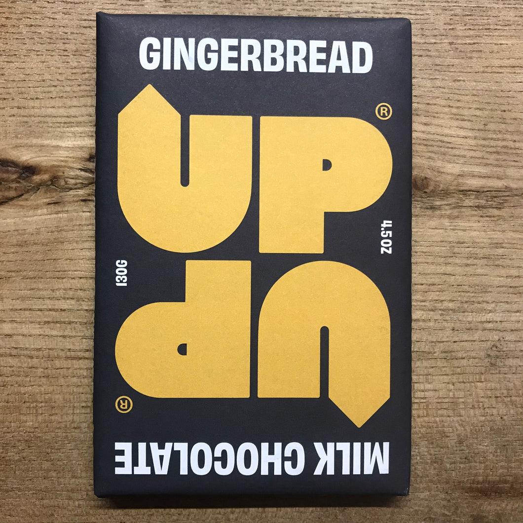 UP-UP Chocolate - Gingerbread Milk Chocolate Bar