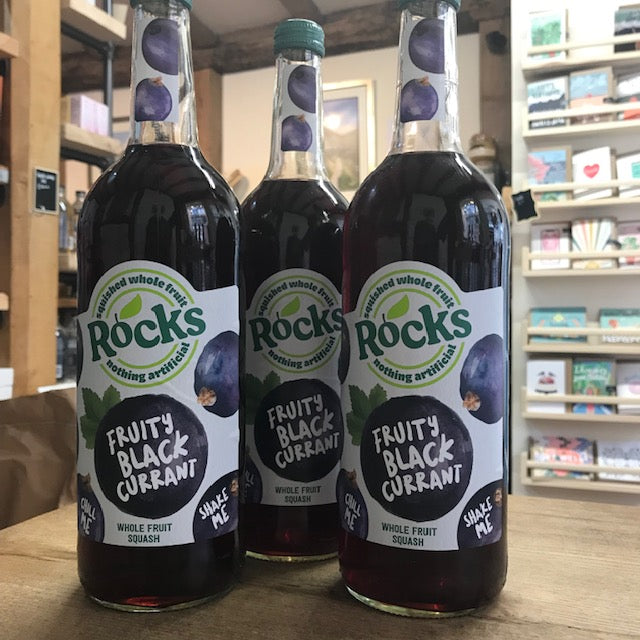 Blackcurrant Squash by Rocks