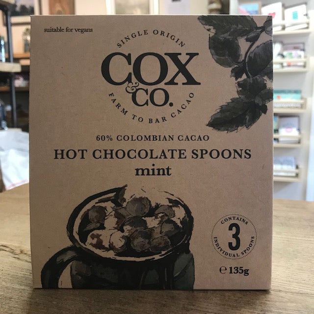Mint Hot Chocolate Spoon by Cox and Cox