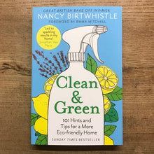 Load image into Gallery viewer, Book cover of &#39;Clean &amp; Green&#39; on a wooden surface
