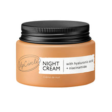 Load image into Gallery viewer, Jar of night cream with a black lid on a white background
