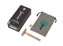 Load image into Gallery viewer, Rose Gold Reusable Safety Razor
