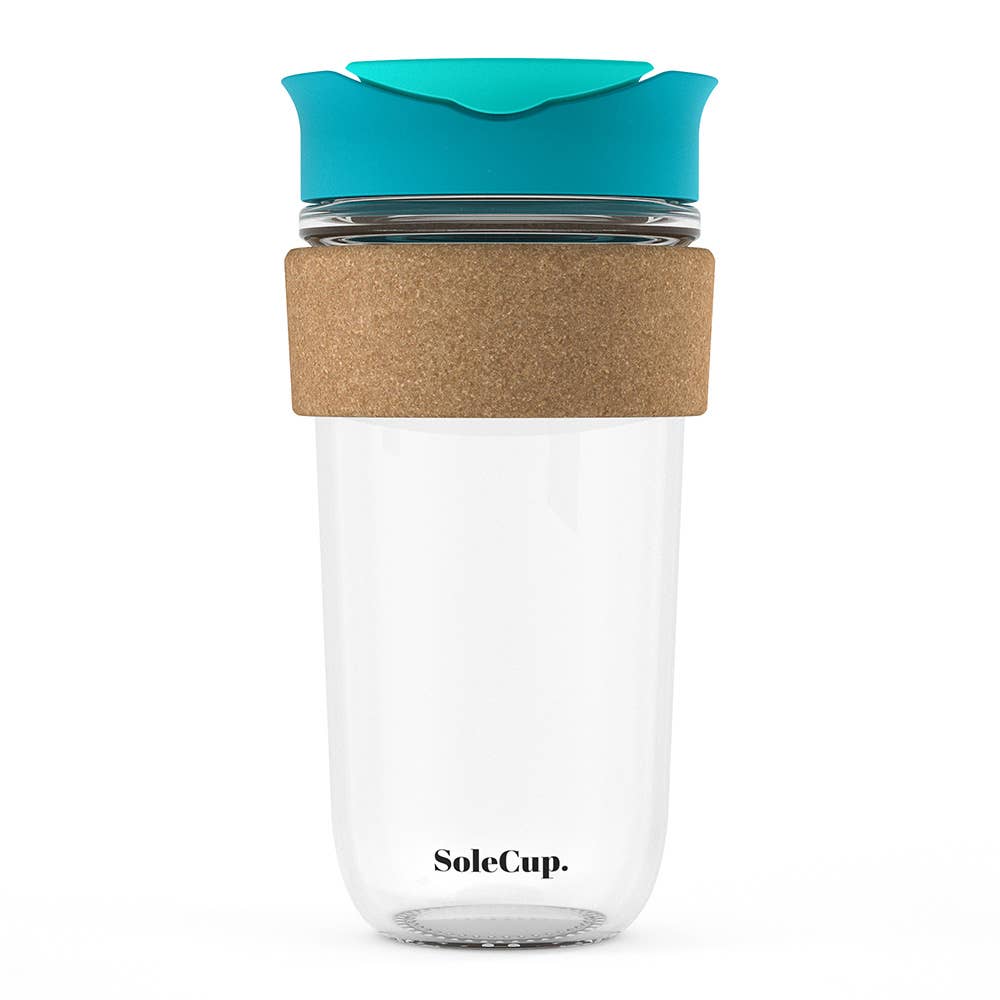 18oz Cork Glass Travel Mug by SoleCup