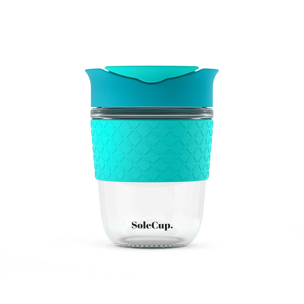 12oz Silicone Glass Travel Mug by SoleCup