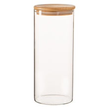 Load image into Gallery viewer, 1.5 L - Glass Storage Jar with Wooden Lid
