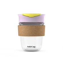 Load image into Gallery viewer, 12oz Cork Glass Travel Mug by SoleCup
