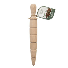 Load image into Gallery viewer, Wooden dibber with a tag on a white background
