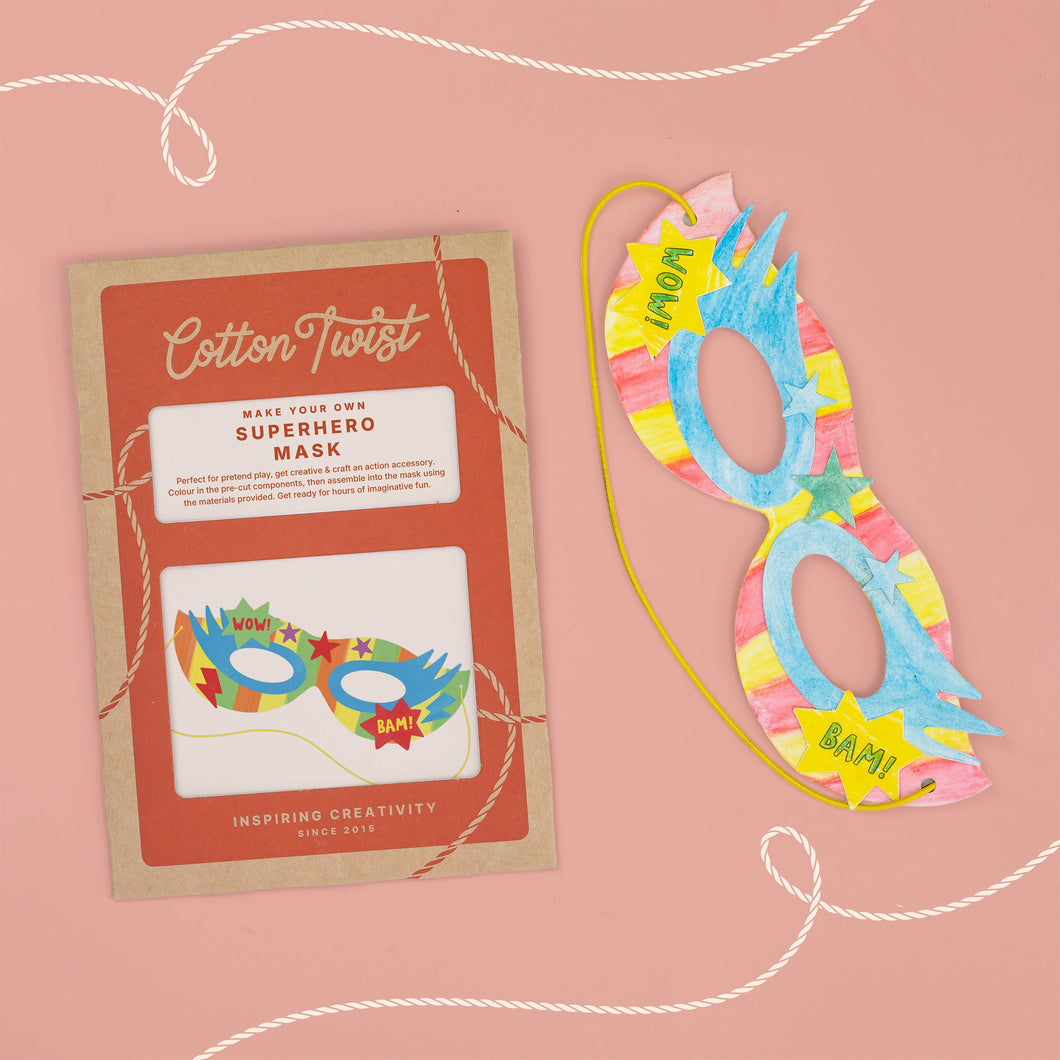 Make Your Own Superhero Mask by Cotton Twist