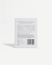 Load image into Gallery viewer, Product label with text and a barcode on a white background
