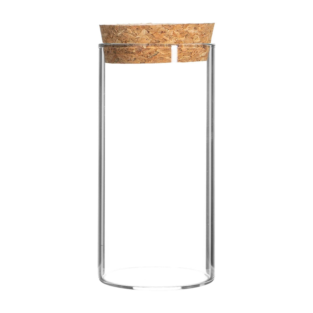 110ml - Glass Storage Jar with Cork Lid