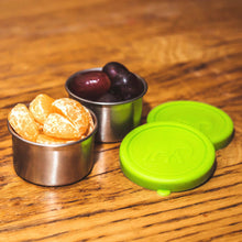 Load image into Gallery viewer, Seal &amp; Go Steel Snack Pots by Elephant Box
