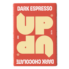 Load image into Gallery viewer, Red and yellow coffee packaging with 'UP' branding on a white background
