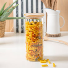 Load image into Gallery viewer, 1.5 L - Glass Storage Jar with Wooden Lid
