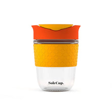 Load image into Gallery viewer, 12oz Silicone Glass Travel Mug by SoleCup
