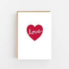 Load image into Gallery viewer, Love Heart Card by Lomond Paper Co.
