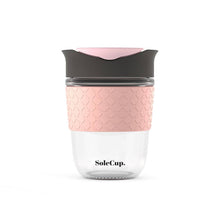 Load image into Gallery viewer, 12oz Silicone Glass Travel Mug by SoleCup
