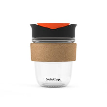 Load image into Gallery viewer, 12oz Cork Glass Travel Mug by SoleCup
