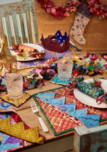 Load image into Gallery viewer, Recycled Sari Party Hat / Crown by Namaste
