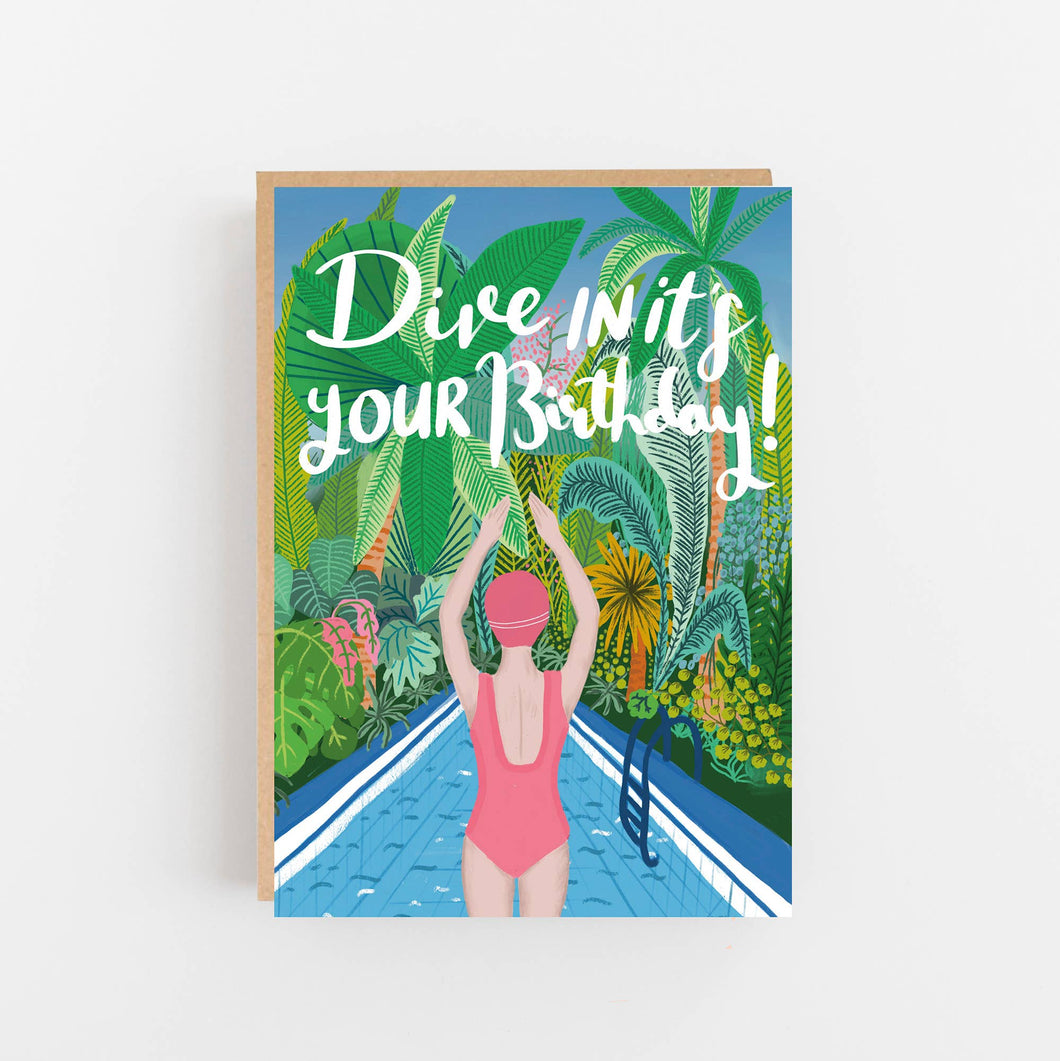 Dive In It's Your Birthday by Lomond Paper Co.