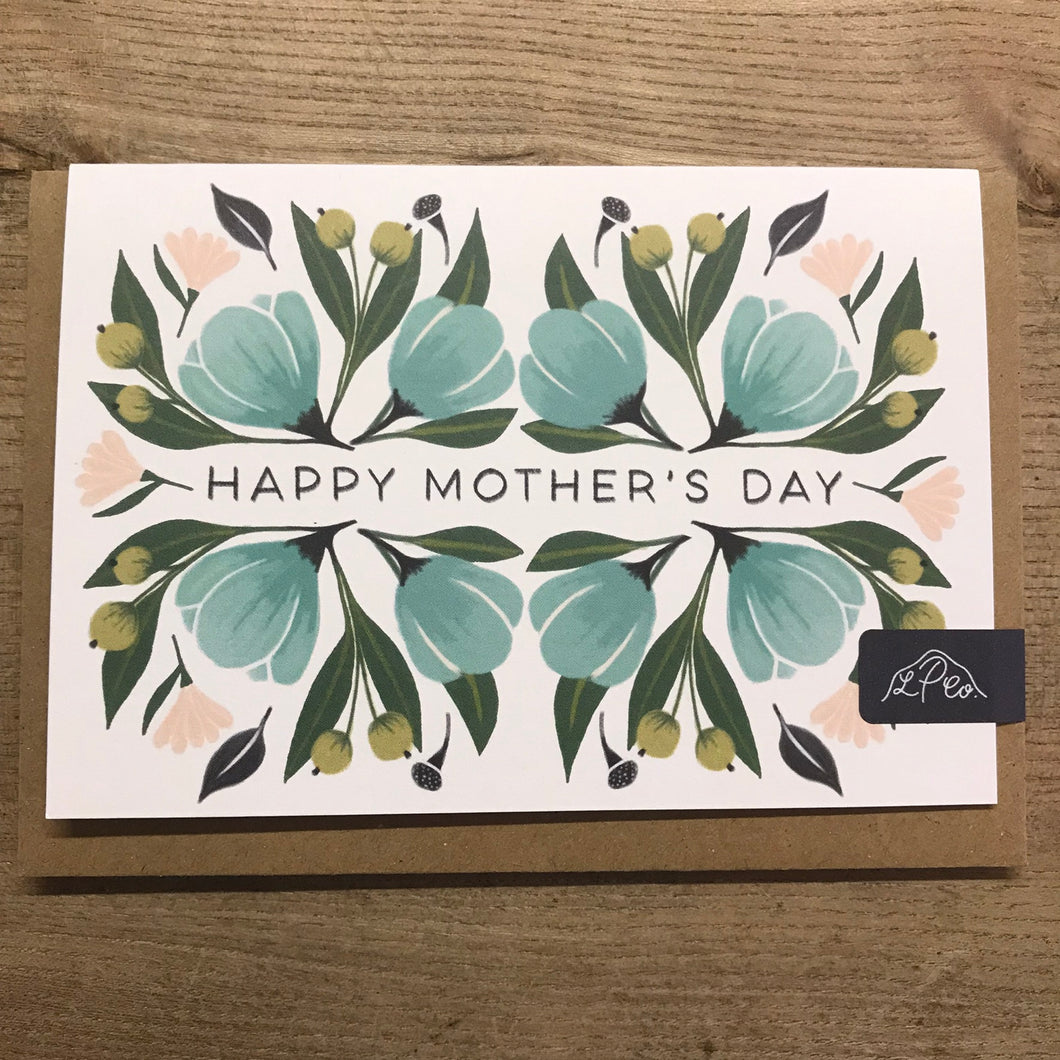 Lomond Paper Co. Happy Mother's Day - Green Floral