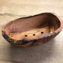 Load image into Gallery viewer, Ecoliving Olive Wood Soap Dish
