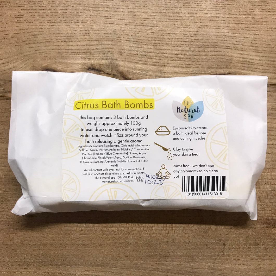 The Natural Spa Bath Bombs