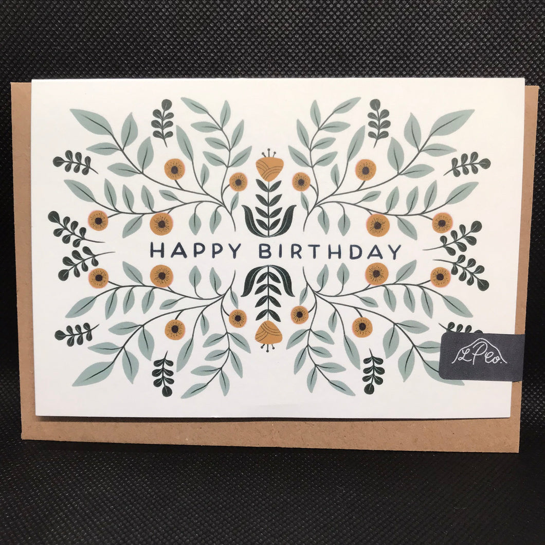 Lomond Paper Co. Happy Birthday Card